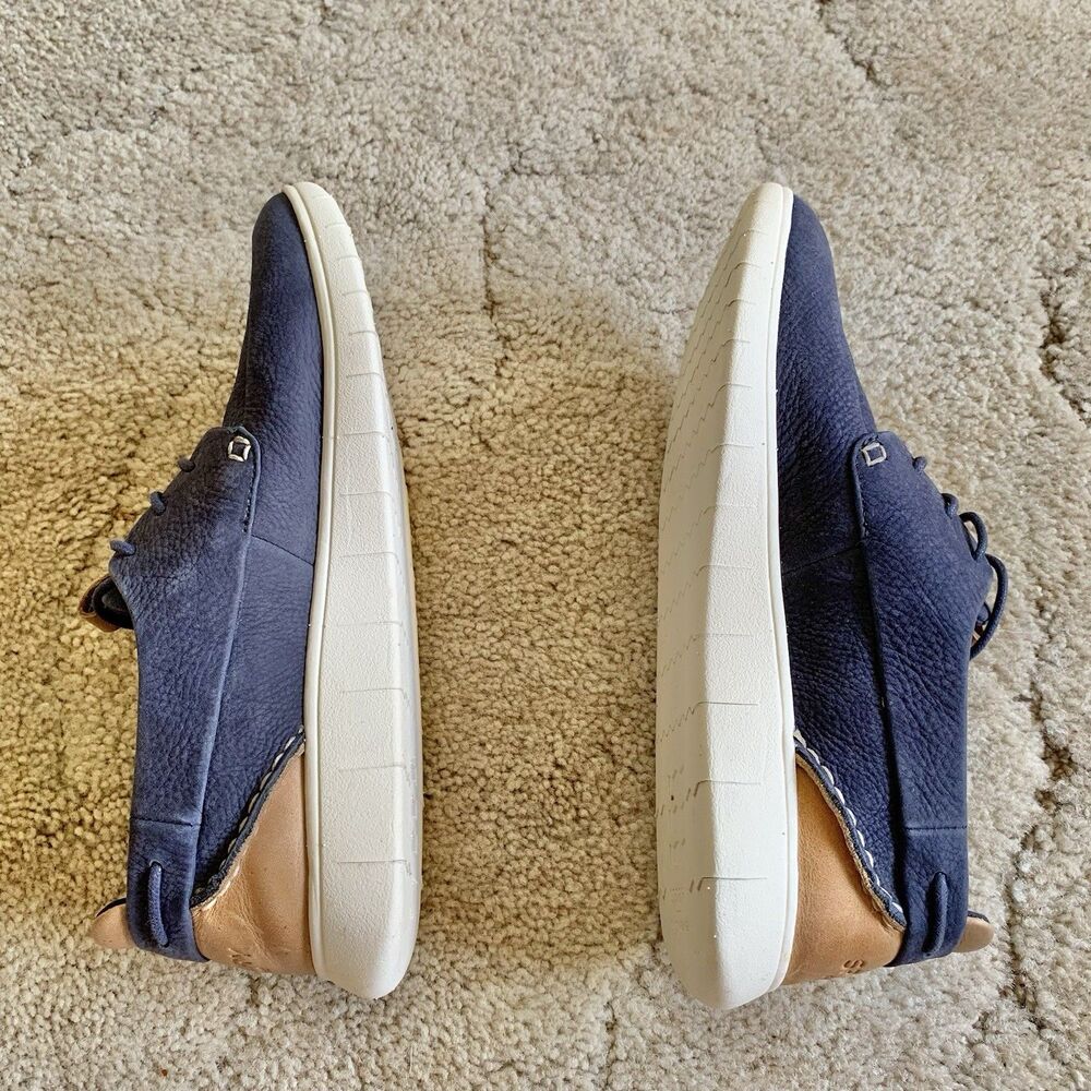 Sperry Women’s Coastal Plushwave Navy Blue Low Top Leather Boat Shoes/Sneakers 8 - Picture 13 of 14